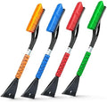 27" Car Snow Brush and Ice Scraper (2-Pack) | Scratch-Free Bristles & Aluminum Body | Winter Car Accessories