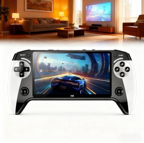 Retro Handheld Game Console with 5.5-Inch HD IPS Screen, 20000+ Classic Games, TV Connection, Expandable Storage