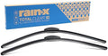 22-Inch 2-in-1 Water Repellent Wiper Blades, Pack of 2, with Advanced Beam Technology