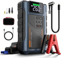 4500A Car Jump Starter with 150PSI Air Compressor - 12V Portable Booster & Tire Inflator