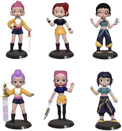 11.5'' Articulated Girl Group Doll Set with Movie-Accurate Outfits, Premium Collectible Action Figures