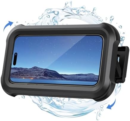 Waterproof Shower Phone Holder - 480° Rotatable Adjustable Wall Mount for 4-7" Devices