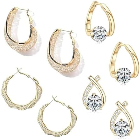 Lymphatic Drainage Slimming Hoop Earrings with Magnetotherapy and Acupuncture Therapy