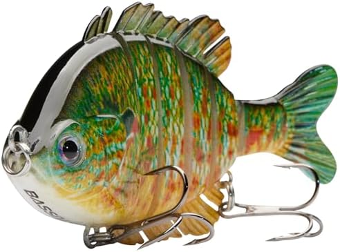 Multi-Jointed Panfish Bluegill Swimbait - 6-Segment Life-Like Bass Fishing Lure