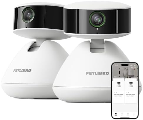 AI Pet Camera with Multi-Pet Recognition, 360° View & Smart Activity Summaries