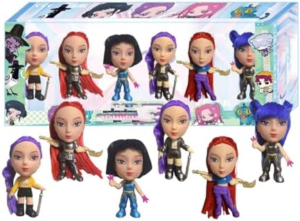 11.5'' Articulated Girl Group Doll Set with Movie-Accurate Outfits, Premium Collectible Action Figures