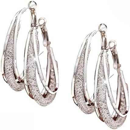 Lymphatic Drainage Slimming Hoop Earrings with Magnetotherapy and Acupuncture Therapy