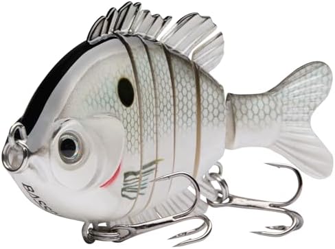 Multi-Jointed Panfish Bluegill Swimbait - 6-Segment Life-Like Bass Fishing Lure