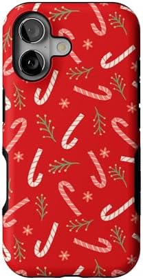 Red Houndstooth iPhone Case | Military-Grade Protection | MagSafe Compatible
