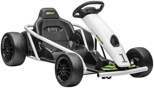 24V Electric Go Kart for Kids 8-12, 8.1 MPH Drifting Car with Safety Features