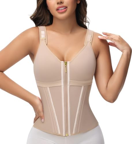Women's Waist Trainer Corset with Tummy Control for Workout & Postpartum Recovery