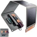 28W Solar Panel Charger with Triple USB Ports, Portable Solar Charger for Outdoor & Emergency Use