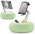 Adjustable Tablet Pillow Stand with Snack Bowl, Universal Holder for 4.7-13 inch Devices