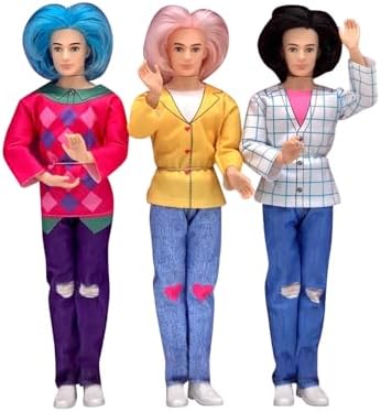 11.5'' Articulated Girl Group Doll Set with Movie-Accurate Outfits, Premium Collectible Action Figures