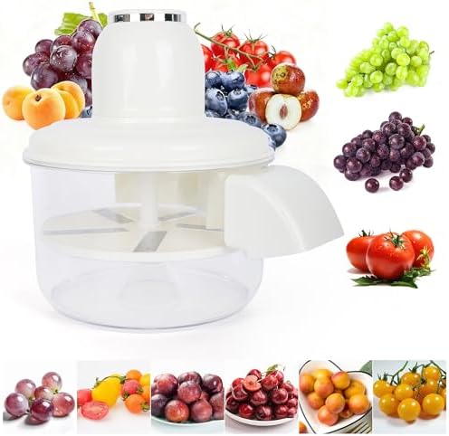 Automatic Grape, Garlic & Tomato Peeler - Cordless Electric Skin Remover for Small Fruits