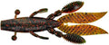 Compact Soft Plastic Flipping Bait with Vibrating Appendages for Bass Fishing