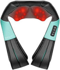 Shiatsu Neck Massager with Heat, 3D Kneading Deep Tissue Massage Pillow for Back Shoulder Pain Relief