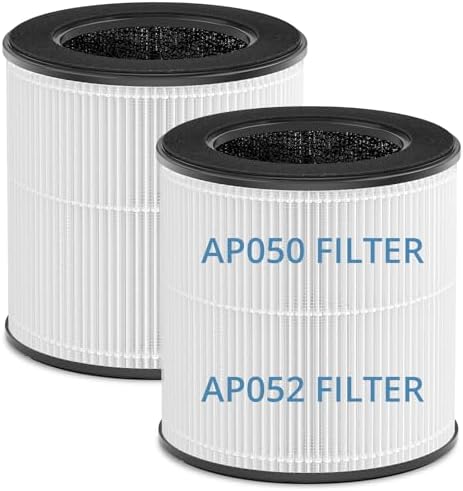 H13 True HEPA Air Purifier for 1200 Sq Ft Rooms with 12dB Sleep Mode & Timer