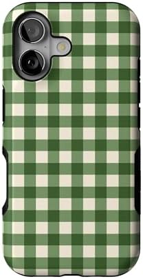 Red Houndstooth iPhone Case | Military-Grade Protection | MagSafe Compatible