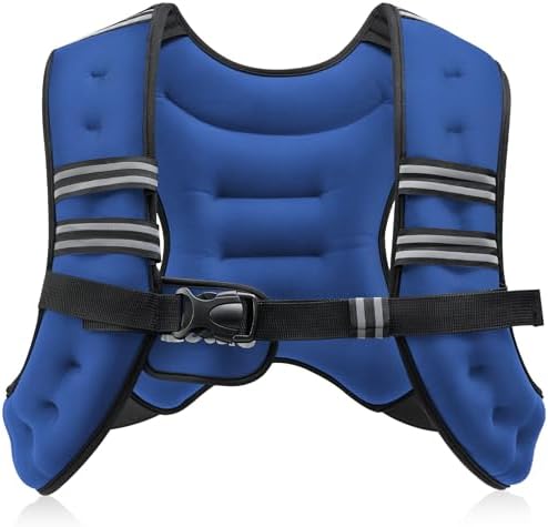 Adjustable Weighted Vest for Men & Women, 6-30lb Weight Vest for Fitness & Running