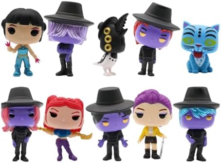 11.5'' Articulated Girl Group Doll Set with Movie-Accurate Outfits, Premium Collectible Action Figures