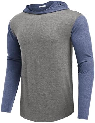 Lightweight Men's Hoodie for Golf & Gym - Quick-Dry Moisture-Wicking Pullover