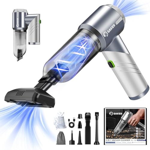 17000PA Cordless Handheld Car Vacuum Cleaner - 3-in-1 Portable Foldable with Brushless Motor