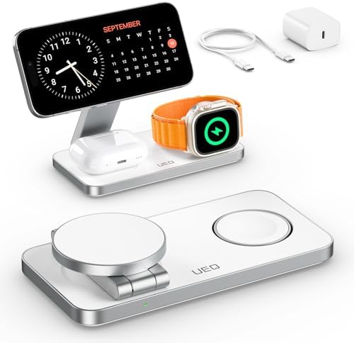 3-in-1 Foldable Magnetic Wireless Charging Station with Fast Charging