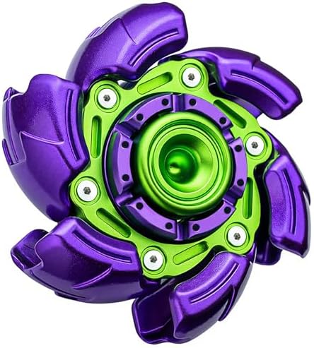 Pillbug Fidget Spinner with Open Armor Design, Metal EDC Stress Relief Toy for Adults