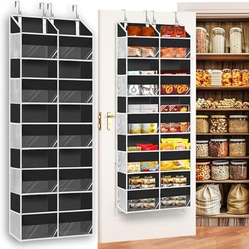 5-Tier Over the Door Organizer with 10 Compartments, 80lbs Capacity Extra Large Storage