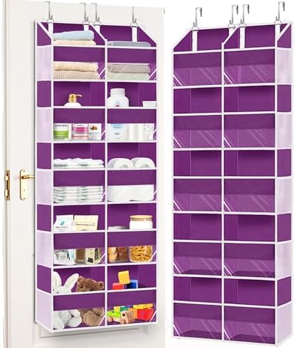 5-Tier Over the Door Organizer with 10 Compartments, 80lbs Capacity Extra Large Storage