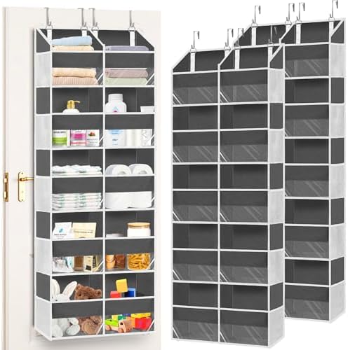 5-Tier Over the Door Organizer with 10 Compartments, 80lbs Capacity Extra Large Storage