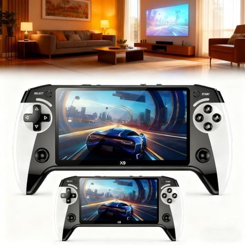 Retro Handheld Game Console with 5.5-Inch HD IPS Screen, 20000+ Classic Games, TV Connection, Expandable Storage