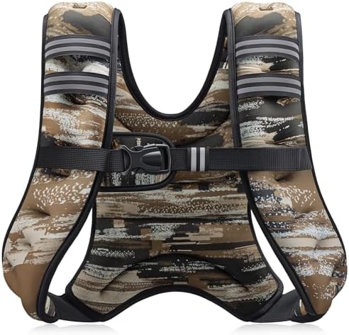 Adjustable Weighted Vest for Men & Women, 6-30lb Weight Vest for Fitness & Running