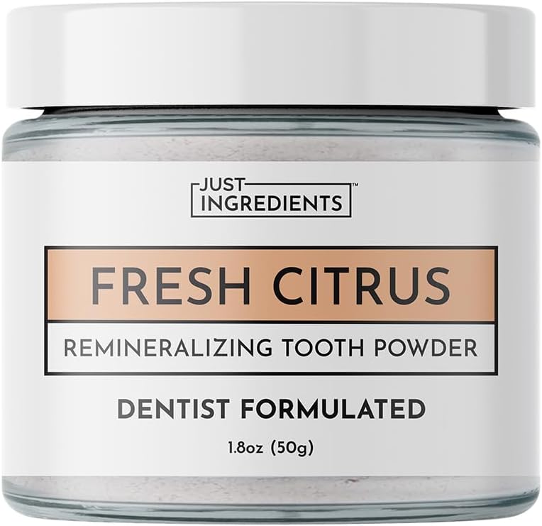 Remineralizing Tooth Powder - Fluoride-Free Oral Care for Strong Teeth & Fresh Breath