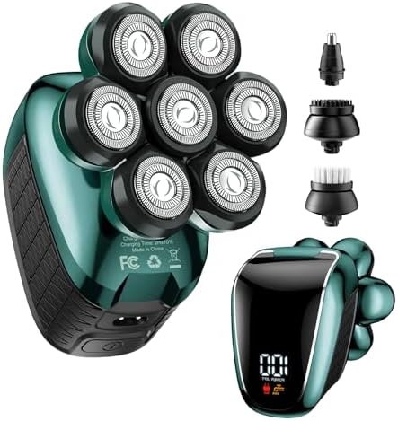 5-in-1 Women's Electric Shaver: Rechargeable Wet/Dry Body Hair Remover & Facial Trimmer