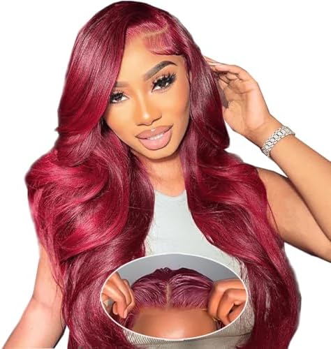 613 Blonde 28-Inch Body Wave Human Hair Wig with 13x6 HD Transparent Lace Front