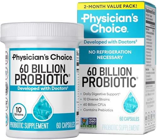 Advanced Gut Health Bundle: 60 Billion Probiotics + Digestive Enzymes for Digestive & Immune Support