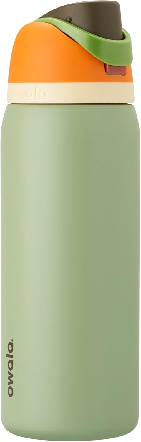 24oz Insulated Stainless Steel Water Bottle with Straw & Locking Lid - BPA-Free, 24-Hour Cold Retention
