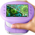 1000X Handheld Digital Microscope for Kids with 4K Screen & 12 Slides