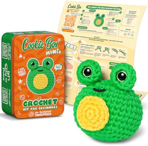 Beginner Crochet Kit: Make Snail Dora Plushie with Video Tutorial & Printed Instructions