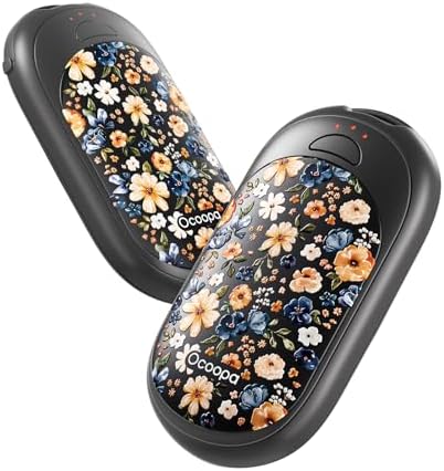 Rechargeable Magnetic Hand Warmers 2-Pack, 3 Heat Settings, Ultra Slim Portable Heater