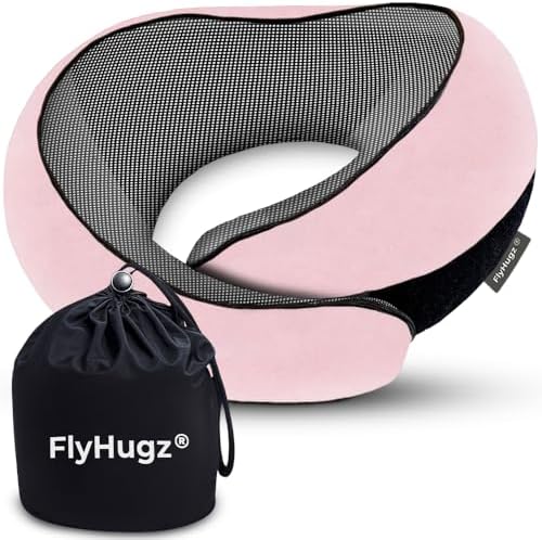 Memory Foam Neck Travel Pillow - Ergonomic Support for Airplanes, Cars & Home Use