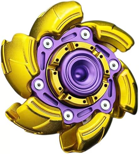 Pillbug Fidget Spinner with Open Armor Design, Metal EDC Stress Relief Toy for Adults