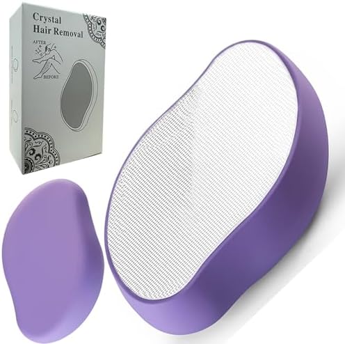 Reusable Crystal Hair Remover for All Body Areas - Painless Exfoliation Tool for Smooth Skin