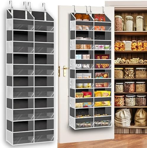 5-Tier Over the Door Organizer with 10 Compartments, 80lbs Capacity Extra Large Storage