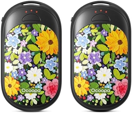 Rechargeable Magnetic Hand Warmers 2-Pack, 3 Heat Settings, Ultra Slim Portable Heater