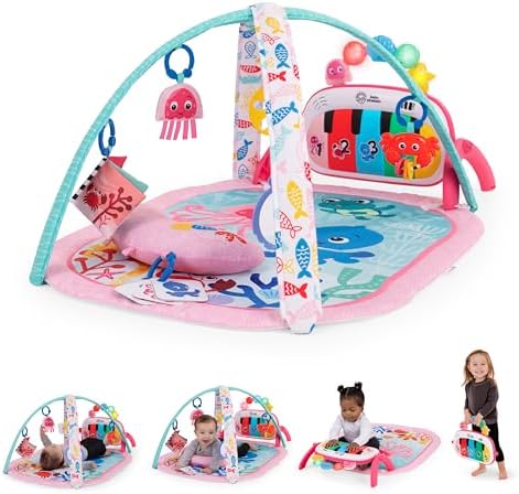 4-in-1 Kickin' Tunes Music & Language Discovery Play Gym with Magic Touch Piano