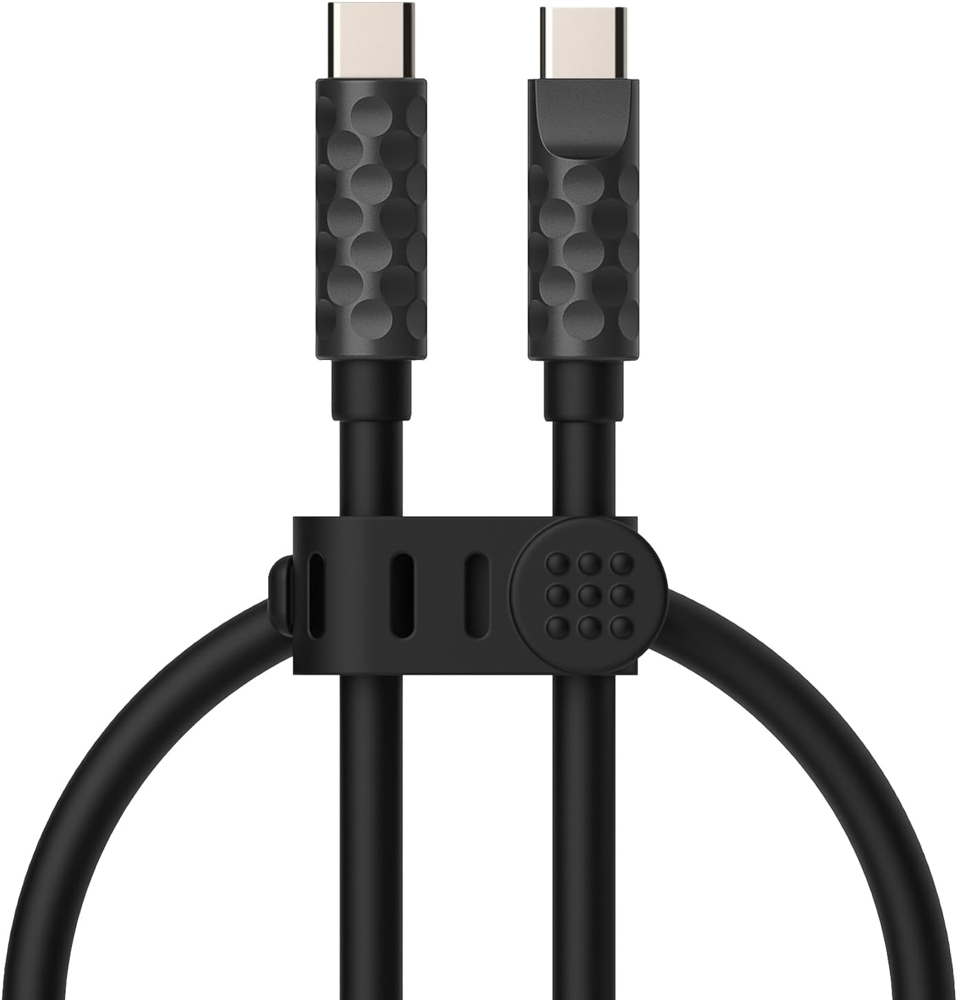 4-in-1 Universal USB Charging Cable with Carrying Case – 240W Max Fast Charger Cord, USB-A, Dual USB-C & Lightning