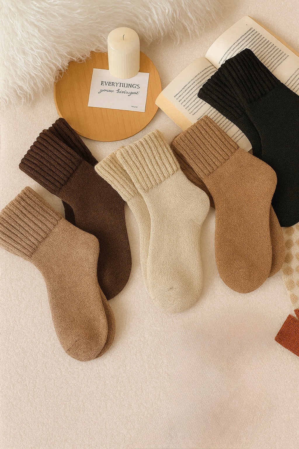 Plushknit Socks 5 Pack